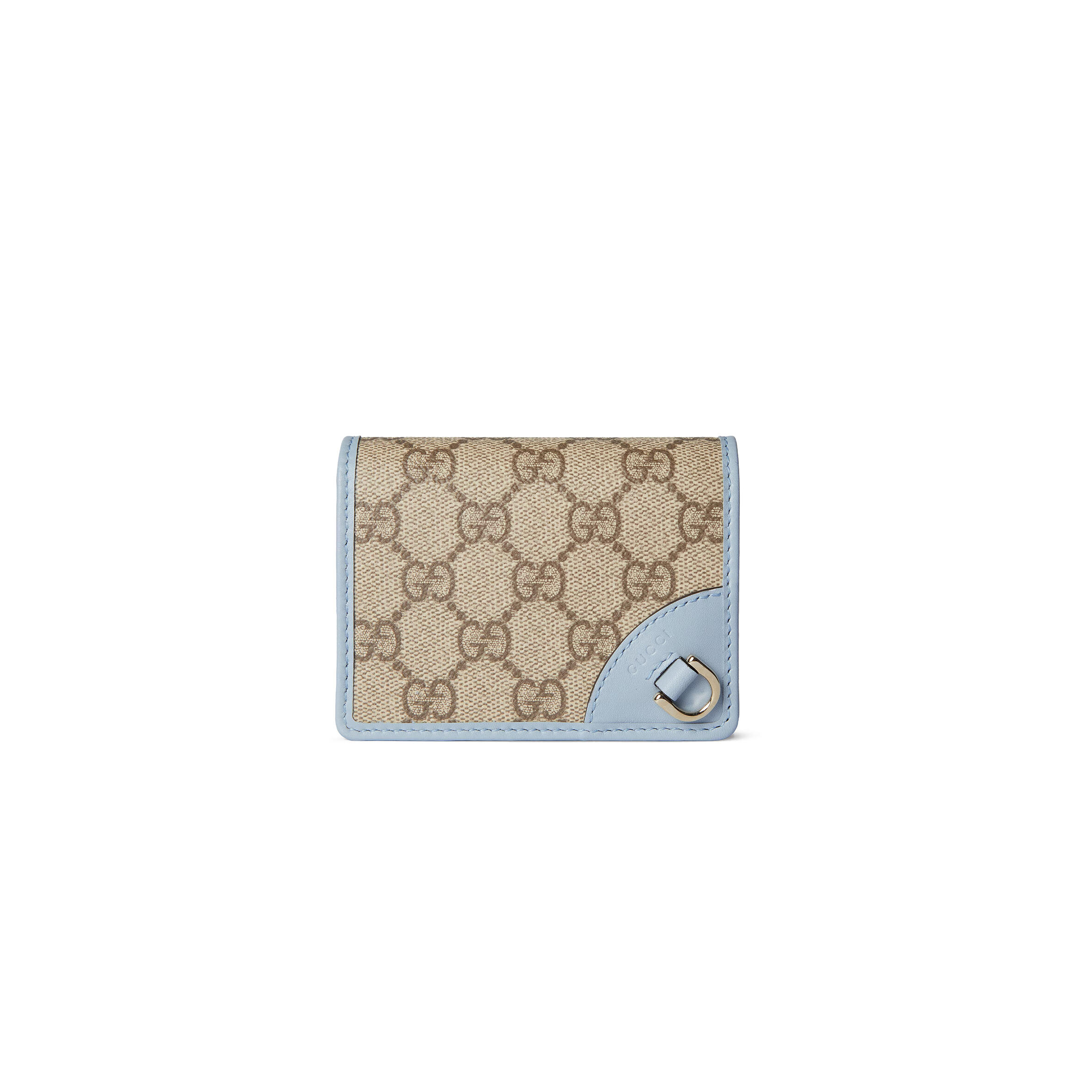 GUCCI GG EMBLEM SMALL WALLET 820692 (11*8.5*3cm)